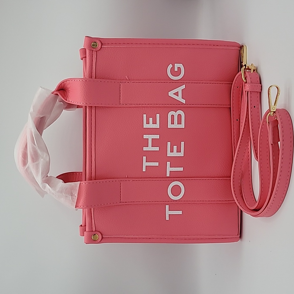 Unbranded THE TOTE BAG with crossbody strap - Pink
